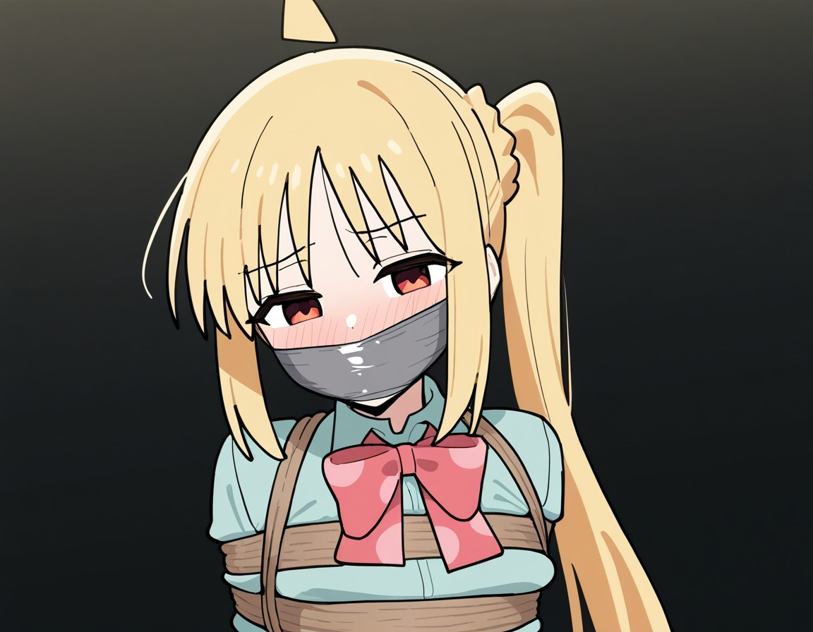 Nijika Ijichi Wrapping Gagging Blank Meme Template