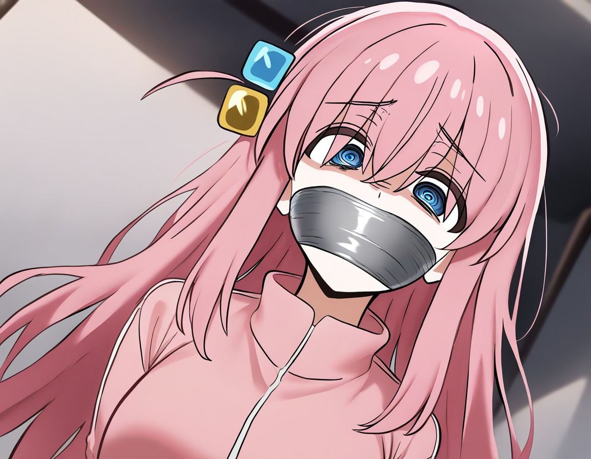Hitori Gotoh Wrapping Gagging Blank Meme Template