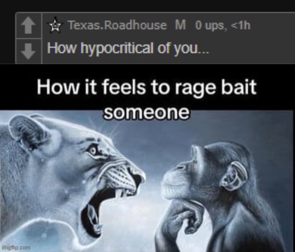 image tagged in how it feels to rage bait someone | made w/ Imgflip meme maker