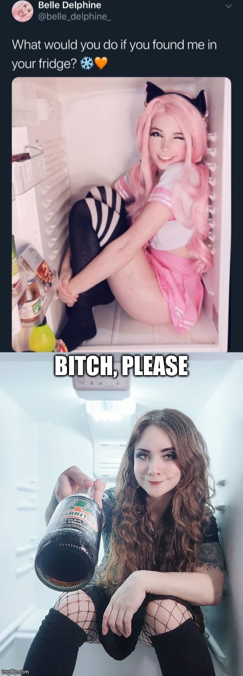 BITCH, PLEASE | image tagged in what would you do if you found me in your fridge,bitch please | made w/ Imgflip meme maker