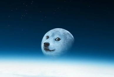 Dogemoon Blank Meme Template