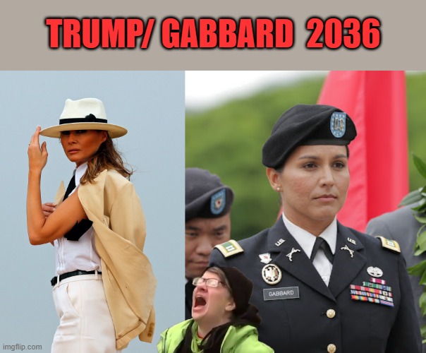 TRUMP/ GABBARD  2036 | made w/ Imgflip meme maker