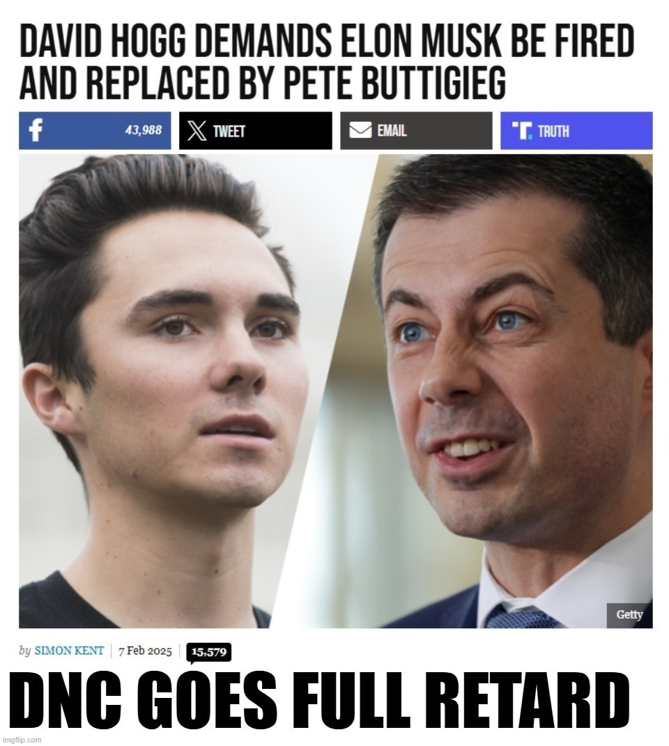 This would be funny if it wasn't so insane. DNC Goes FULL RETARD. | image tagged in full retard,full retard tropic thunder,never go full retard,david hogg,petey buttplug,mental illness | made w/ Imgflip meme maker