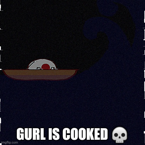 Drowned Japan's Origin | GURL IS COOKED 💀 | image tagged in countryballs,memes,japan,skull emoji,ibispaint,creepypasta | made w/ Imgflip meme maker