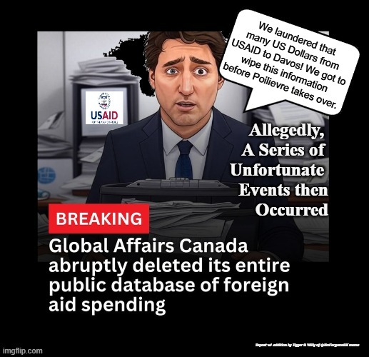 A Revision of meme based of new alleged facts...and now for something completely different? | Allegedly, 
A Series of 
Unfortunate 
Events then
Occurred | made w/ Imgflip meme maker
