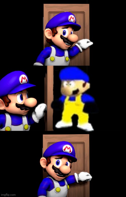 What happened to like...every single one of his original characters? | image tagged in smg4 door with no text | made w/ Imgflip meme maker