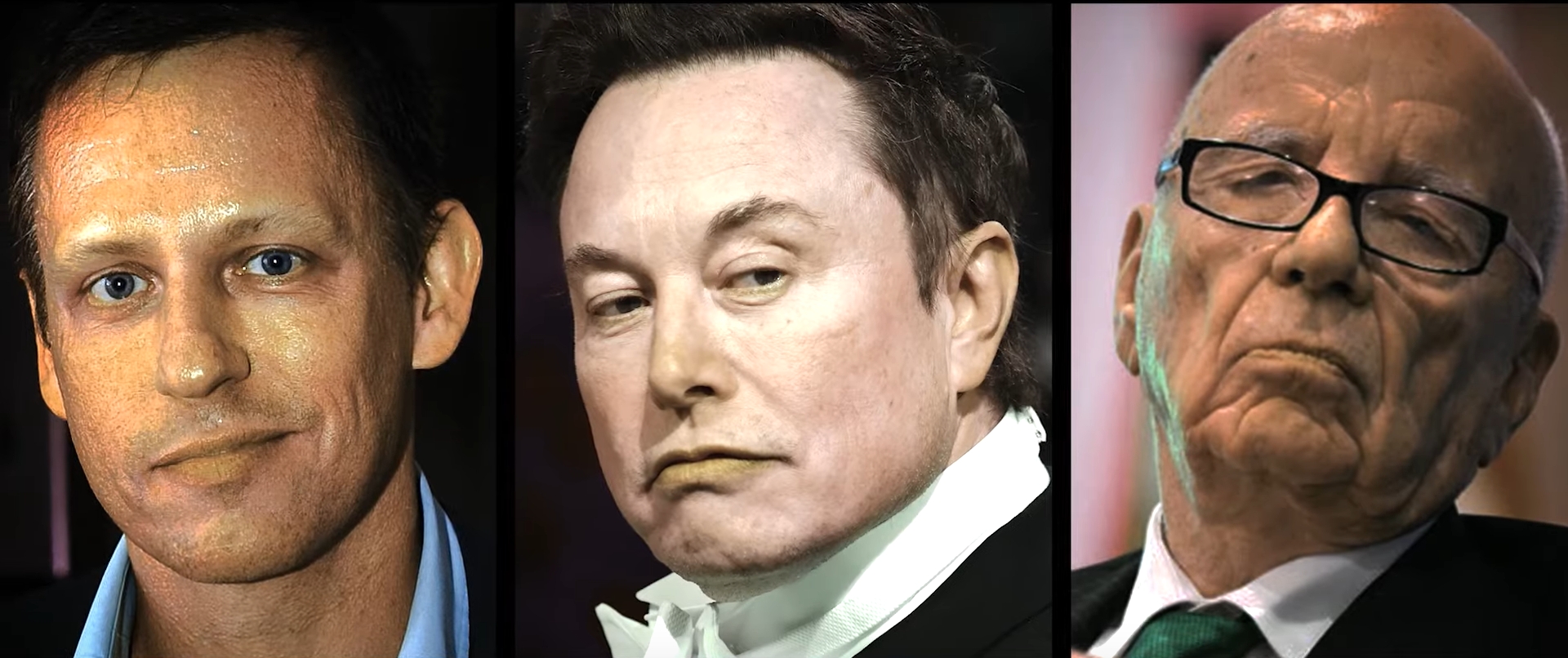 Evil Immigrants destroying our country - Theil, Musk, Murdoch Blank Meme Template