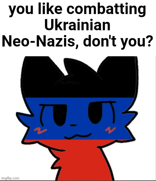 you like combatting Ukrainian Neo-Nazis, don't you? | made w/ Imgflip meme maker