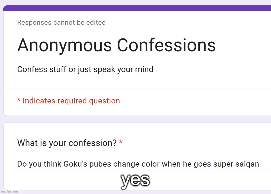 yes | made w/ Imgflip meme maker