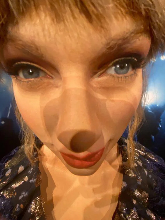 Taylor Swift fisheye selfie confused drunk lost fisheye Blank Meme Template