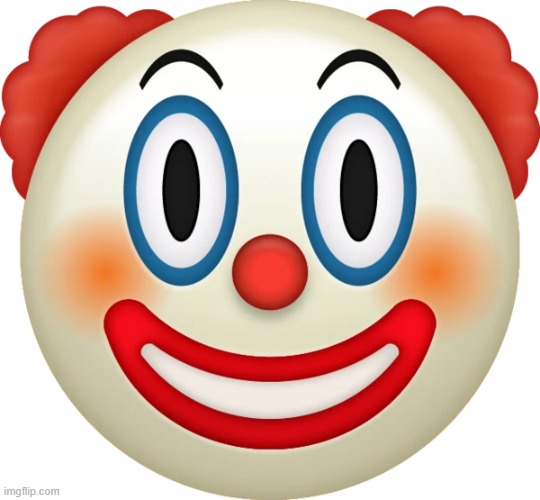 Clown emoji | image tagged in clown emoji | made w/ Imgflip meme maker