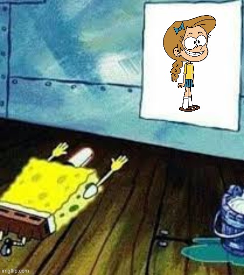 SpongeBob Worships Girl Jordan | image tagged in spongebob worship,nickelodeon,spongebob,the loud house,loud house,spongebob squarepants | made w/ Imgflip meme maker