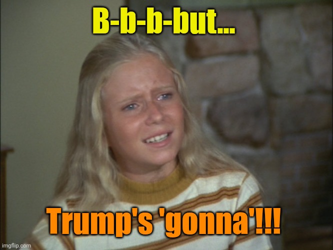 marcia marcia marcia | B-b-b-but... Trump's 'gonna'!!! | image tagged in marcia marcia marcia | made w/ Imgflip meme maker