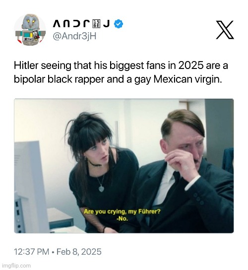 :( | image tagged in hitler | made w/ Imgflip meme maker