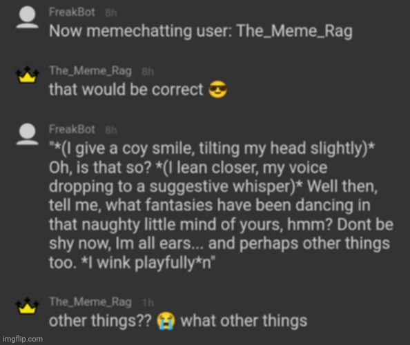 and perhaps other things too :( | made w/ Imgflip meme maker