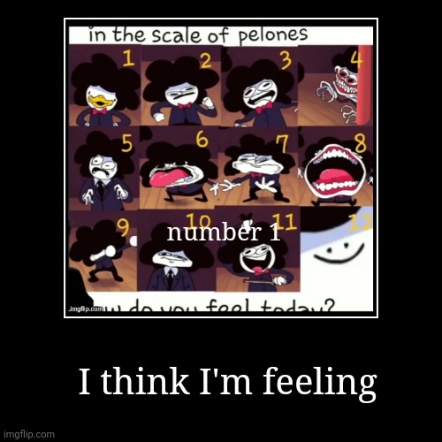 Daily Blanet | I think I'm feeling | number 1 | image tagged in funny,demotivationals | made w/ Imgflip demotivational maker