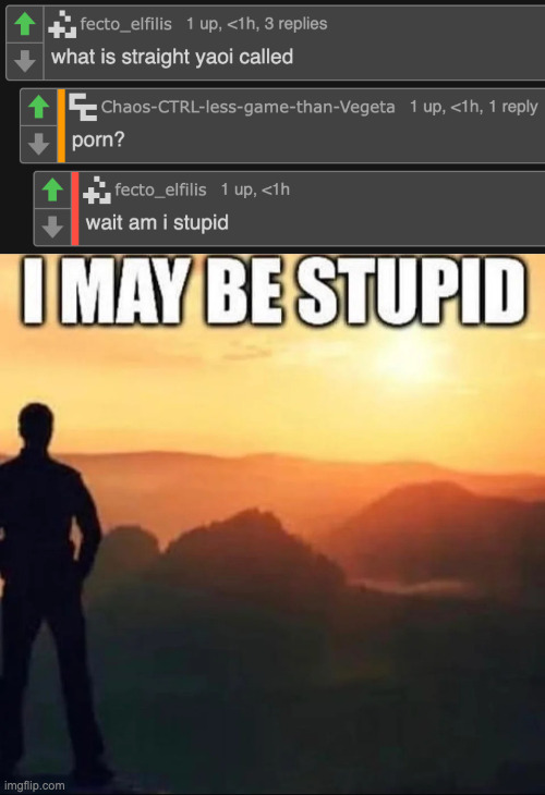 image tagged in i may be stupid | made w/ Imgflip meme maker