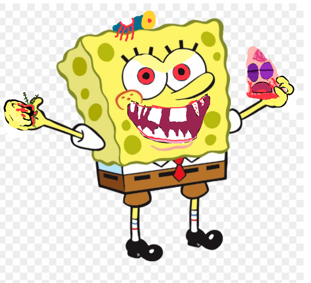 Evil SpongeBob Blank Meme Template