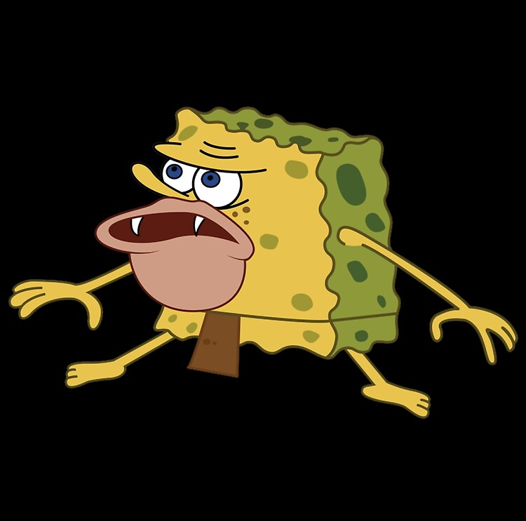 Caveman spongebob Blank Meme Template