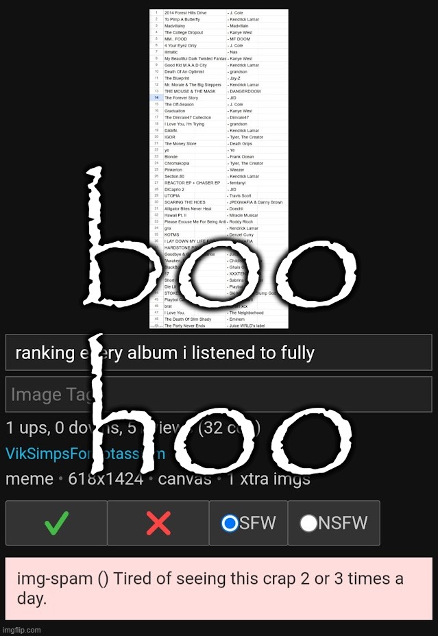 boo hoo | made w/ Imgflip meme maker