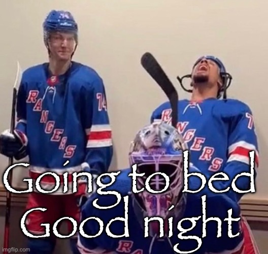 Ryan Reaves | Going to bed
Good night | image tagged in ryan reaves | made w/ Imgflip meme maker