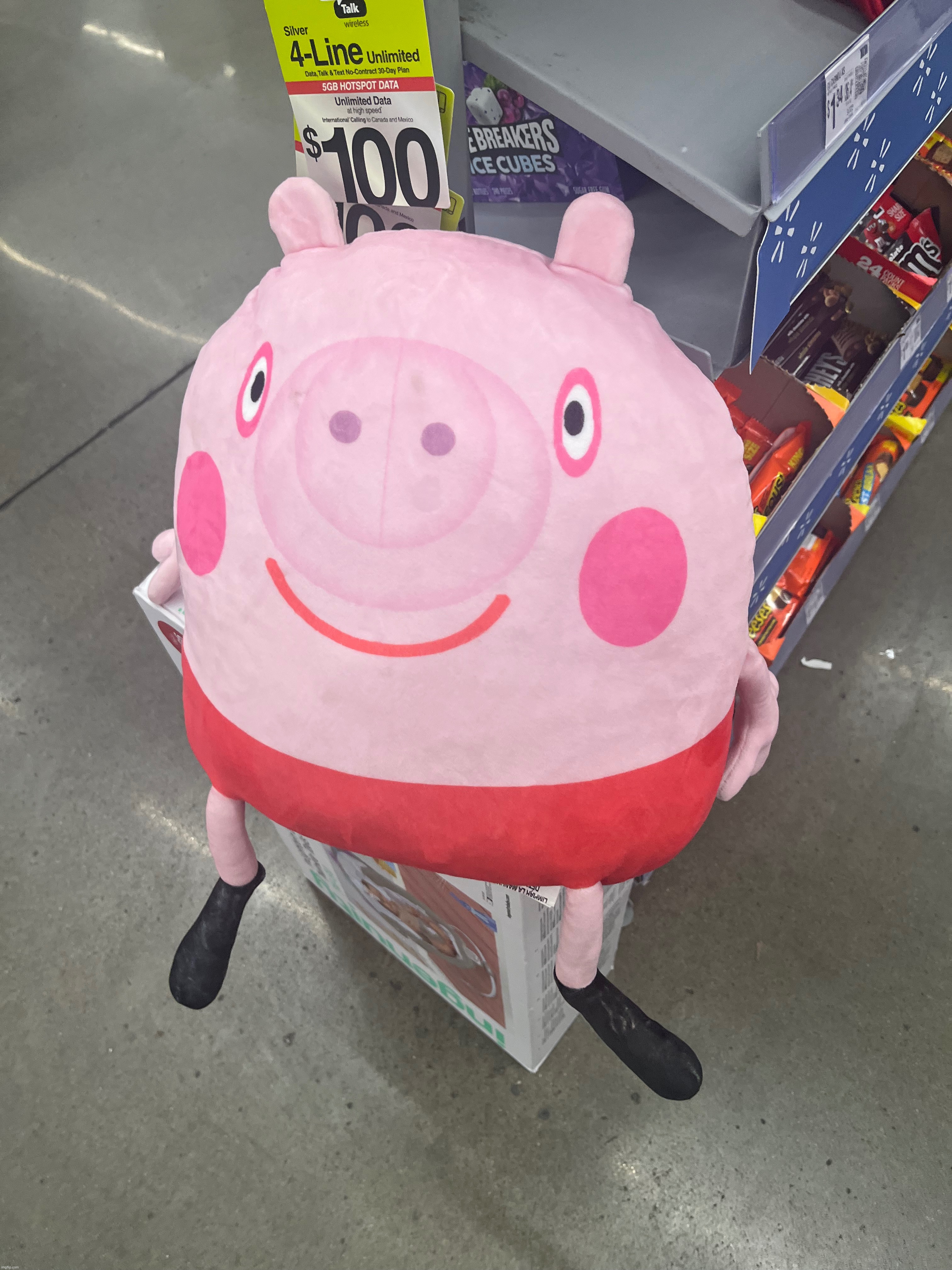 finally i know what peppa pigs front view looks like | made w/ Imgflip meme maker