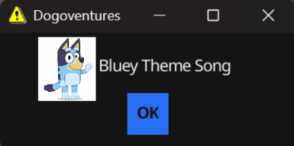 Bluey Error Message Blank Meme Template