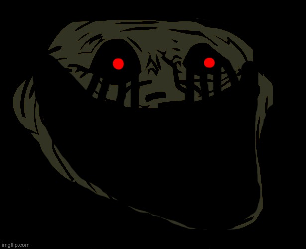 Phase 14 Remake (the original looked scarier though.) | image tagged in maniac troll face,troll face,uncanny,trollface,trollge | made w/ Imgflip meme maker