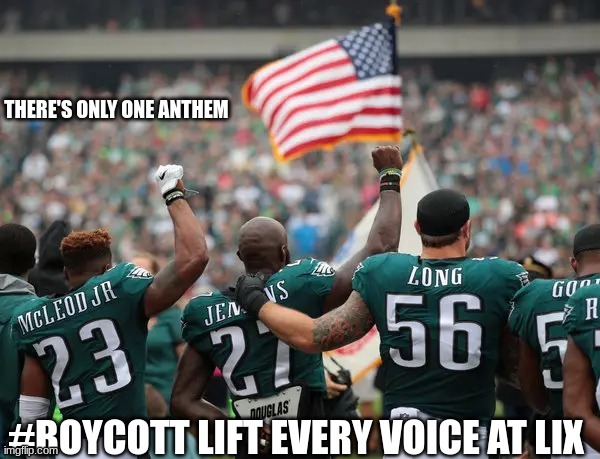 Black National anthem meme | image tagged in memes,black lives matter,woke,super bowl,nfl memes | made w/ Imgflip meme maker