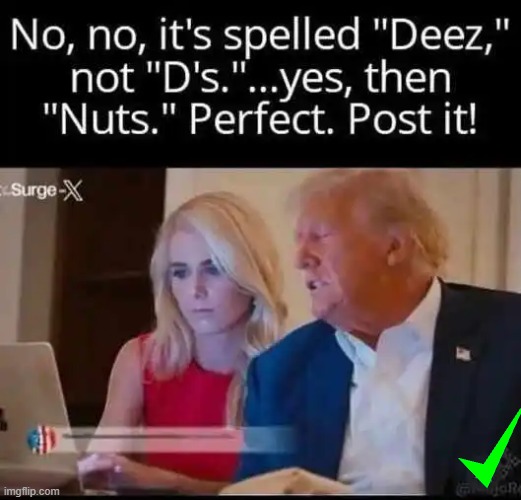 Trump....No One Like Him! | image tagged in green check mark,full speed ahead,deep state,not politically correct,donald trump,political humor | made w/ Imgflip meme maker