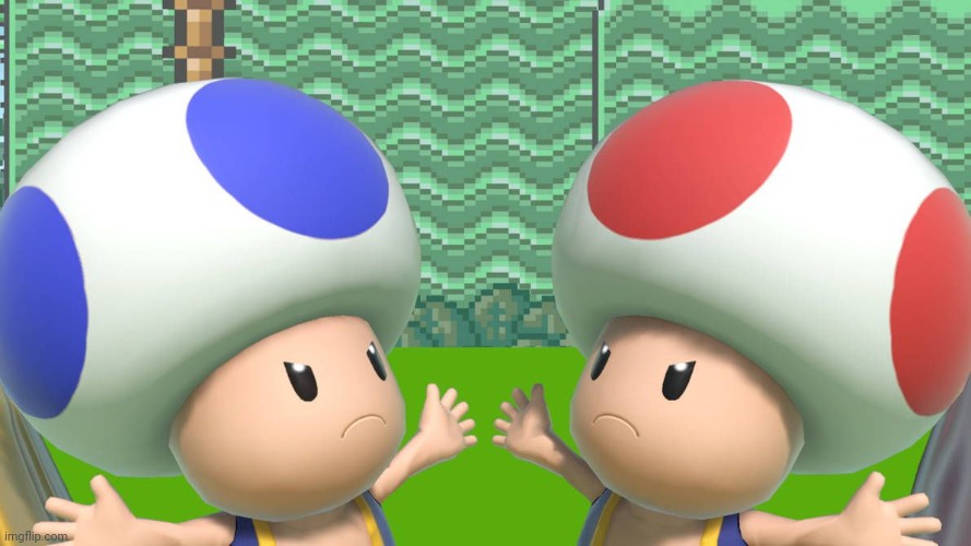 two angry toads | image tagged in two angry toads | made w/ Imgflip meme maker