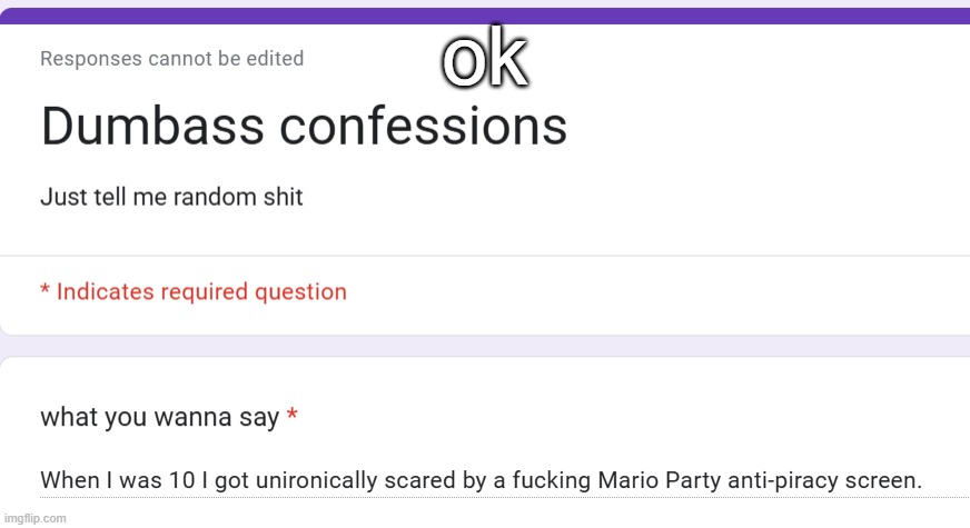 ok | made w/ Imgflip meme maker