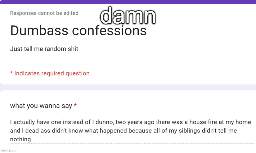 damn | made w/ Imgflip meme maker