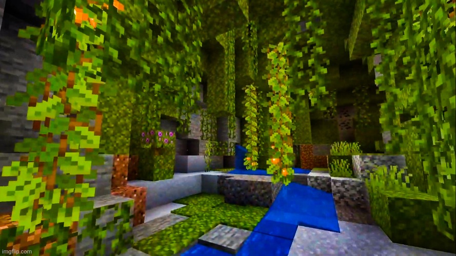 Minecraft 1.17 Lush Cave | image tagged in minecraft 1 17 lush cave | made w/ Imgflip meme maker