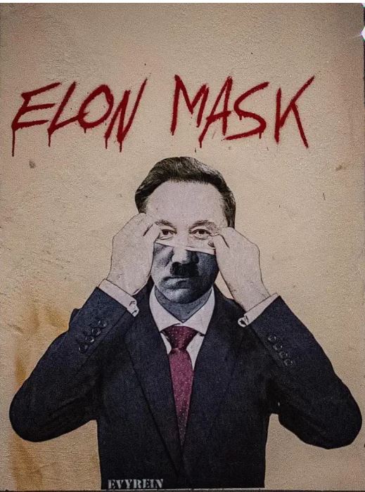 Musk Banksy Hitler Blank Meme Template