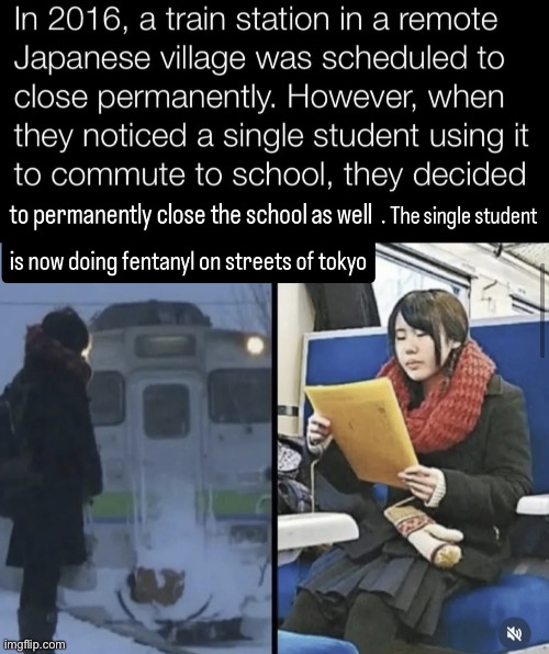 Heartwarming story | image tagged in gifs,memes,funny,shitpost,japan,msmg | made w/ Imgflip meme maker