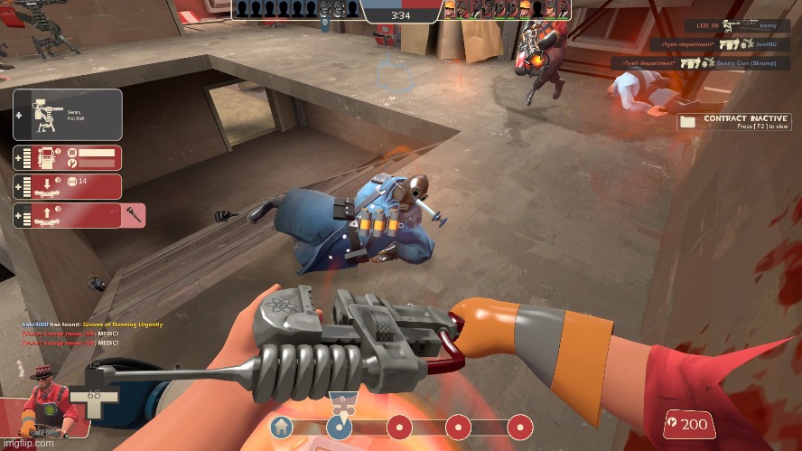 Funny corpse | image tagged in the pyro - tf2,pyro,funny,tf2,team fortress 2,hehehe | made w/ Imgflip meme maker