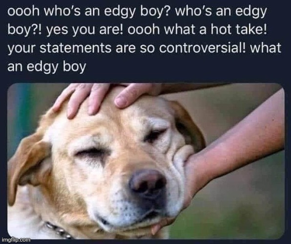 edgy boy | image tagged in edgy boy | made w/ Imgflip meme maker