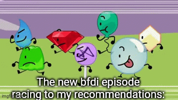 BFDI running - Imgflip