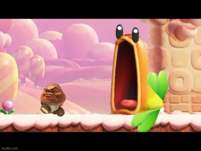 I Wonder What Goombas Taste Like? | image tagged in i wonder what goombas taste like | made w/ Imgflip meme maker