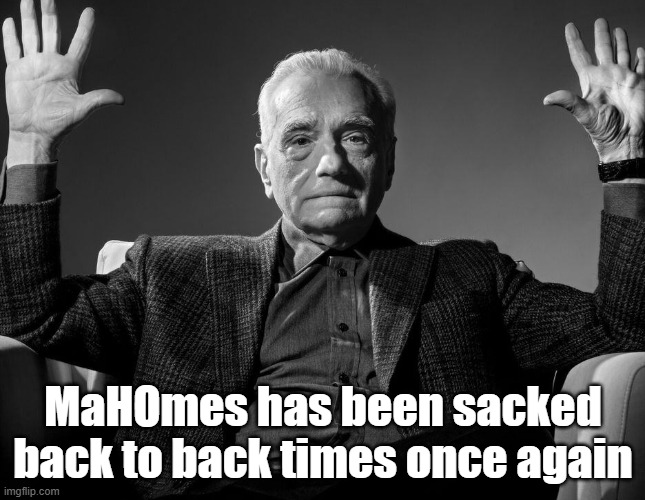 Absolute Cinema | MaHOmes has been sacked back to back times once again | image tagged in absolute cinema | made w/ Imgflip meme maker