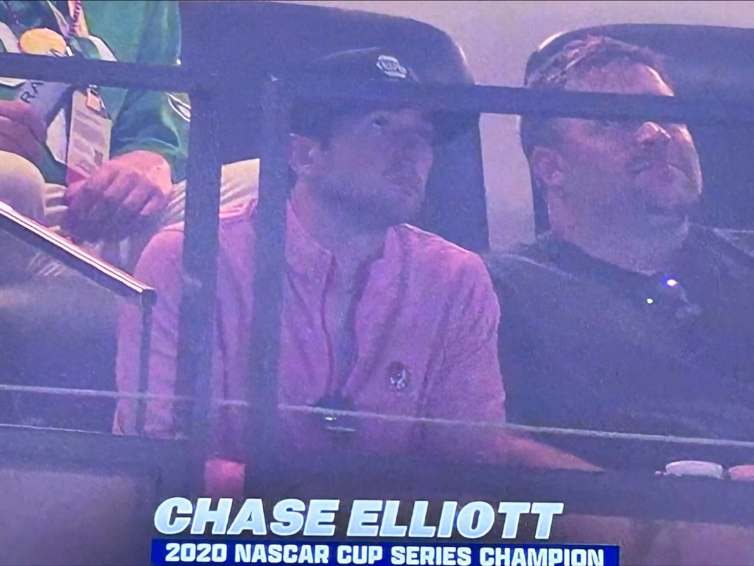 Live chase Elliot super bowl reaction Blank Meme Template