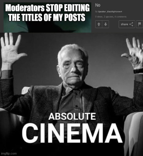 It is indeed absolute cinema | made w/ Imgflip meme maker
