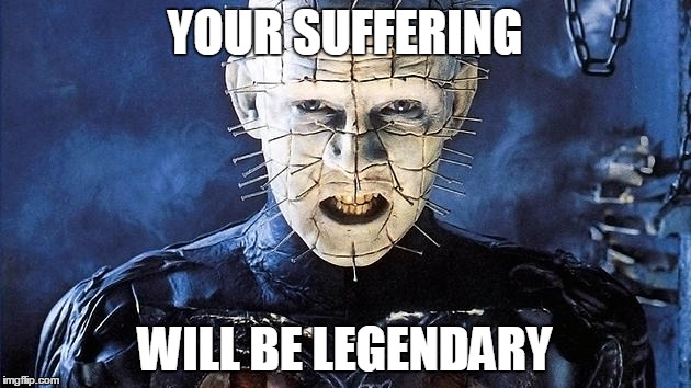 Bring on the pain! Blank Meme Template