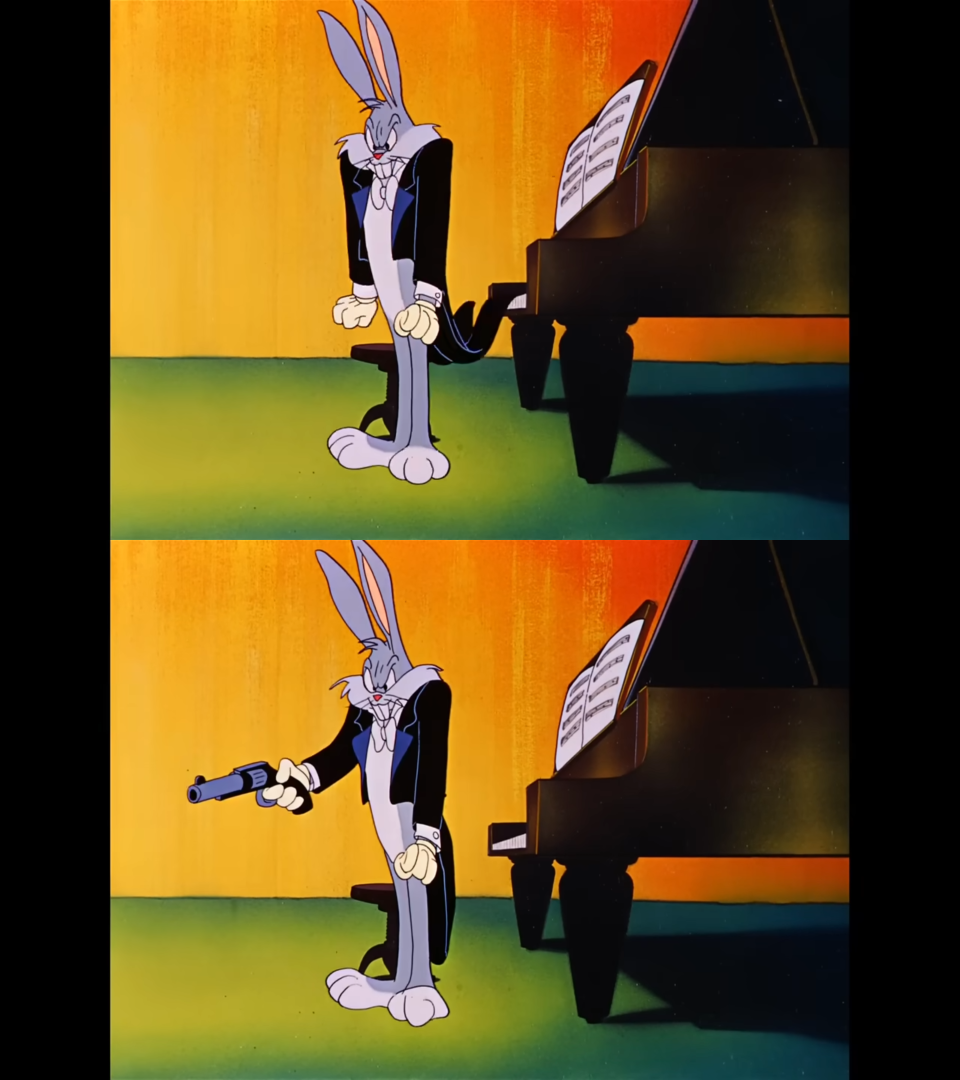 Angry Bugs Bunny Blank Meme Template