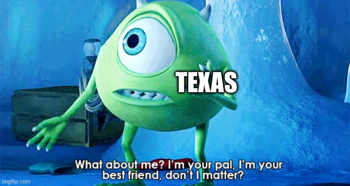 What About Me? | TEXAS | image tagged in what about me | made w/ Imgflip meme maker