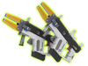 Tower Defense X Laser Gunner Bottom Path Dual Laser SMGs Meme Template