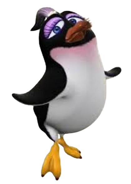 Eva the penguin Blank Meme Template