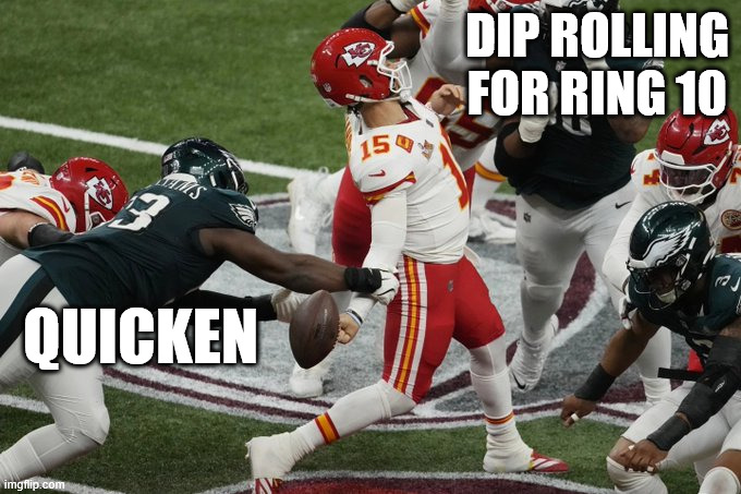 Mahomes Strip | DIP ROLLING FOR RING 10; QUICKEN | image tagged in nfl,football | made w/ Imgflip meme maker