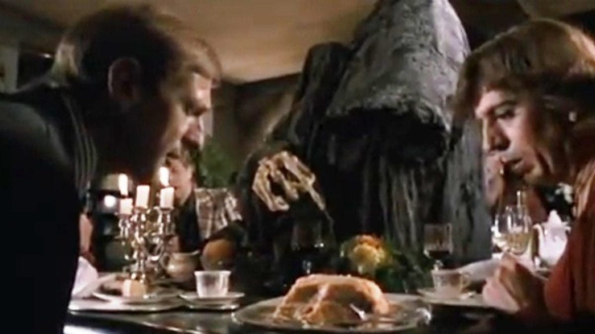 Grim reaper salmon mousse Blank Meme Template